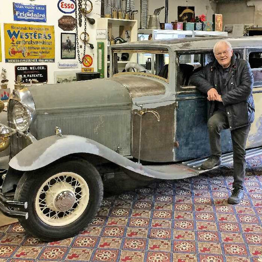 Bes&ouml;k Stig Franssons Bilmuseum digitalt med Pixelvoice